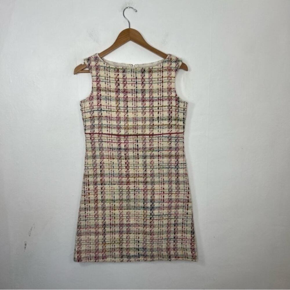 Florence Eiseman Wool Blend Plaid Tweed Dress Girl Size 16